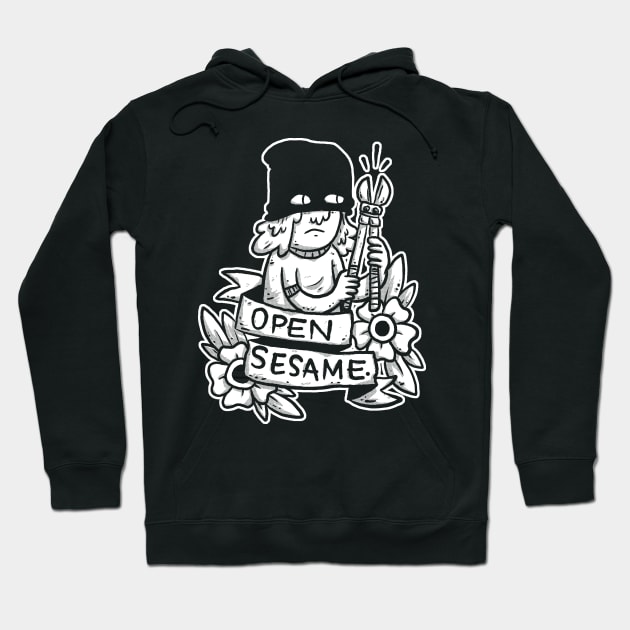 Open Sesame. (Solid.) Hoodie by MilkMoneyBooks